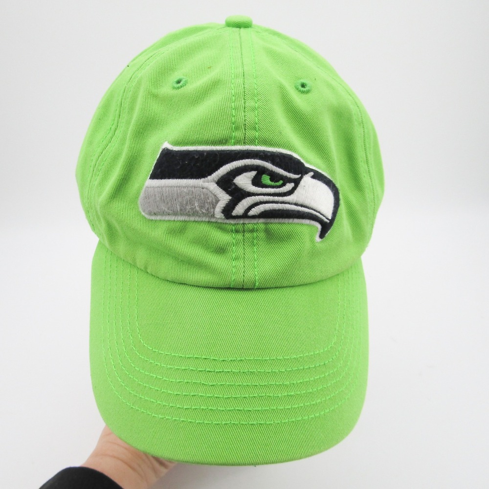 47 Brand Seattle Seahawks NFL Franchise Fitted Hat Large Action Green Mens Cap